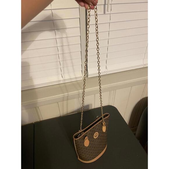 La Tour Eiffel Crossbody 1887 Bucket Style Purse Genuine Leather - Picture 3 of 9